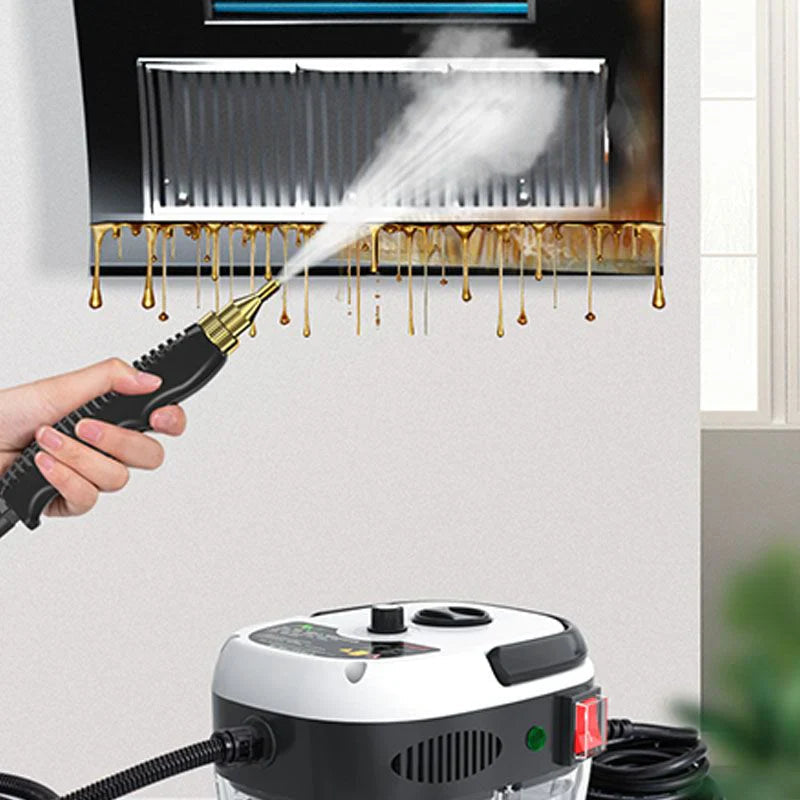 + Limpiador a Vapor Turbo Presurizado 2500W Bivoltaje – Limpieza Profunda