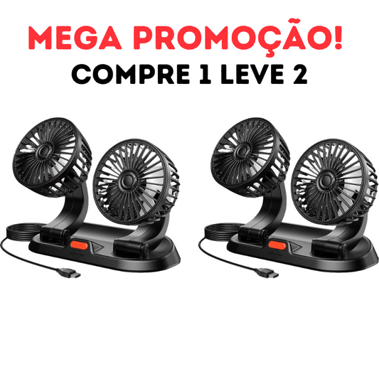 COMPRA 1 LLEVA 2 Ventilador Doble para Autos - AirDuo®️