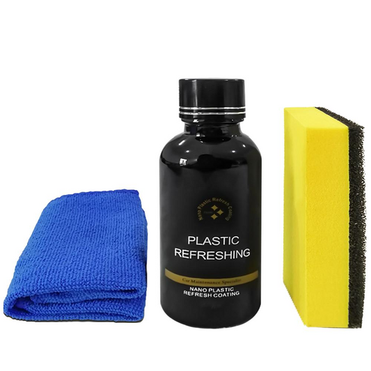 Cera Revitalizadora Profesional Kit Completo | Restaura Plástico, Goma y Cueros