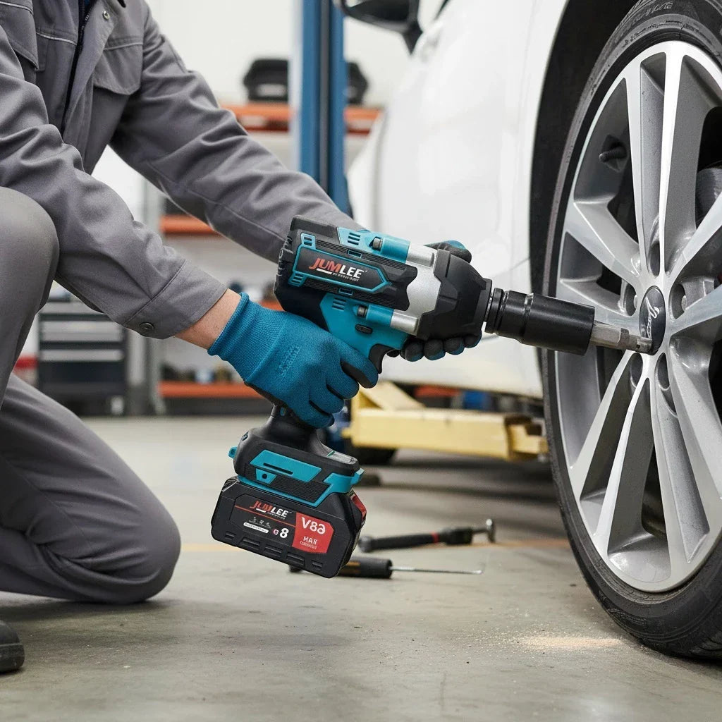 > Llave de Impacto Inalámbrica Brushless 68V Profesional + ¡2 BATERÍAS DE REGALO!