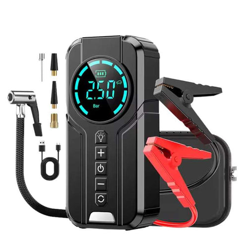 +TURBOPUMP Arrancador Auxiliar 4 EN 1  + ¡REGALO ESPECIAL!