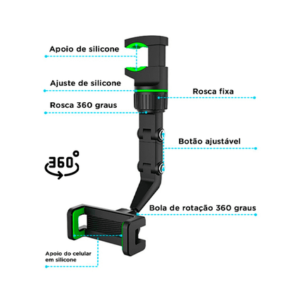 Soporte para celular Multifuncional 3.0 (Liquidación De Stock 🔥)