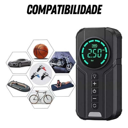 +TURBOPUMP Arrancador Auxiliar 4 EN 1  + ¡REGALO ESPECIAL!