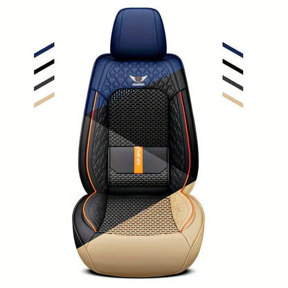 + Kit Completo de Fundas para Asientos de Auto en Cuero Genuino Italian + REGALO: Kit Completo de Alfombras