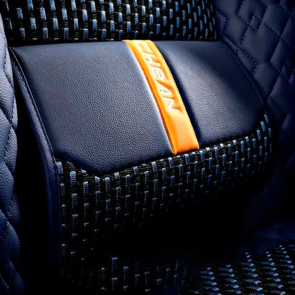 + Kit Completo de Fundas para Asientos de Auto en Cuero Genuino Italian + REGALO: Kit Completo de Alfombras
