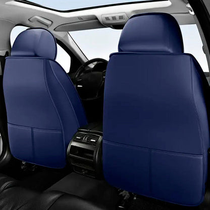 = Kit Completo de Fundas para Asientos de Auto en Cuero Genuino Italian + REGALO: Kit Completo de Alfombras