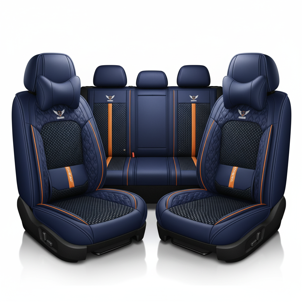 Kit Completo de Fundas para Asientos de Auto en Cuero Genuino Italian + REGALO: Kit Completo de Pisos