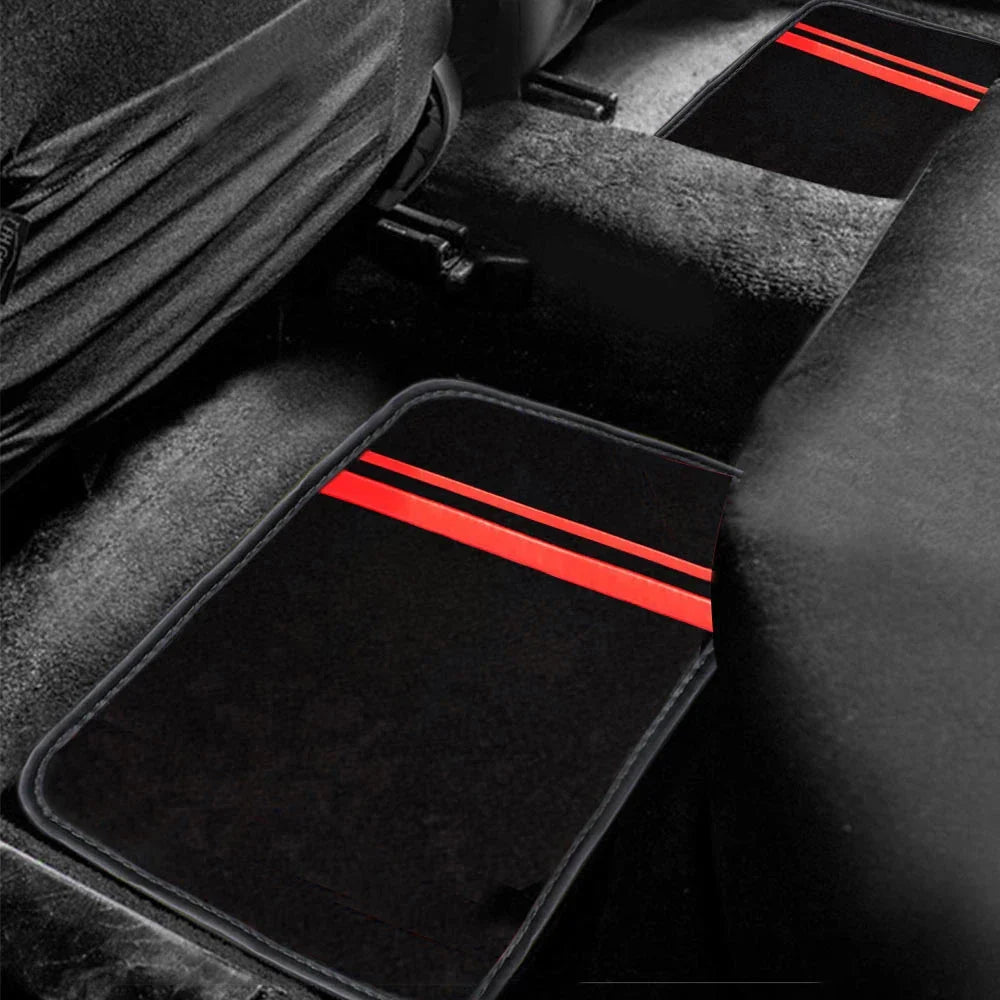 4 Piezas de Pisos Universales para Auto - Protectores Impermeables