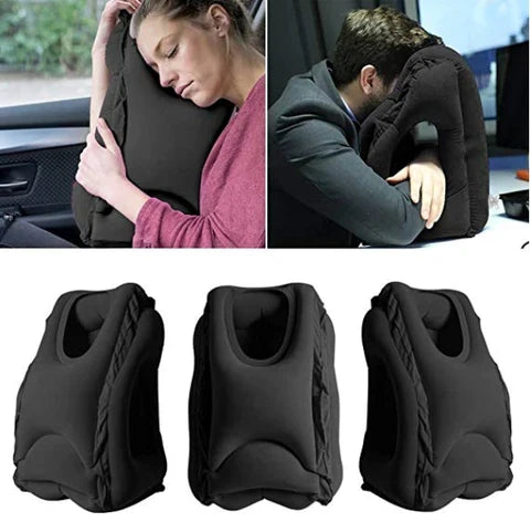 Almohada Ergonómica Inflable para Viajes