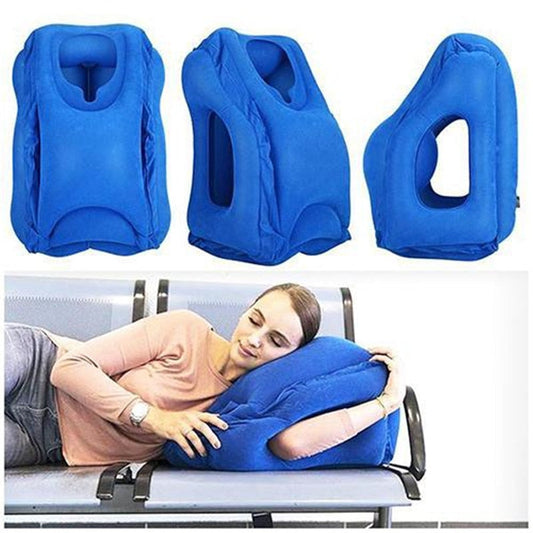 Almohada Ergonómica Inflable para Viajes